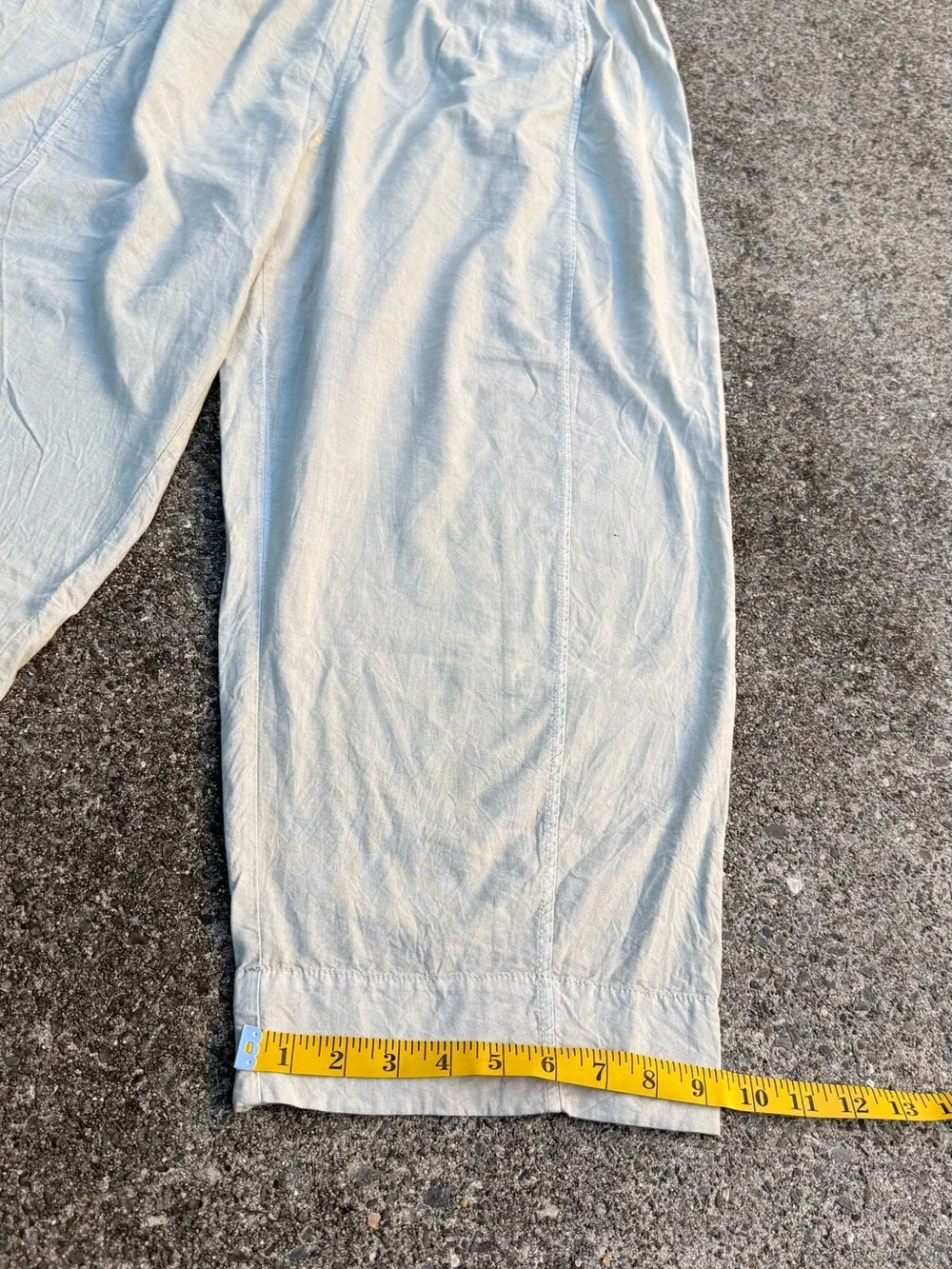 Free People Cotton Pants Light Pastel Green Size L Comfy Travel